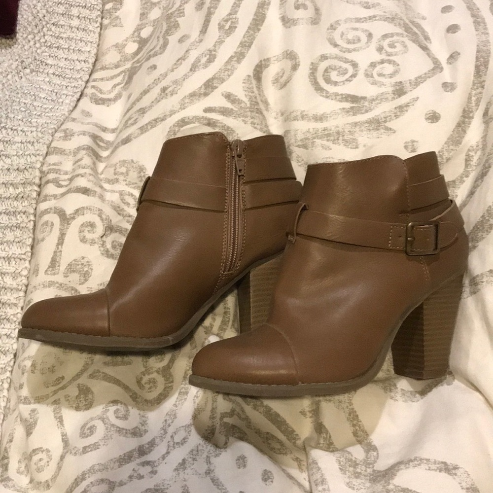 Tan boots. Super cute for fall! Barely worn.